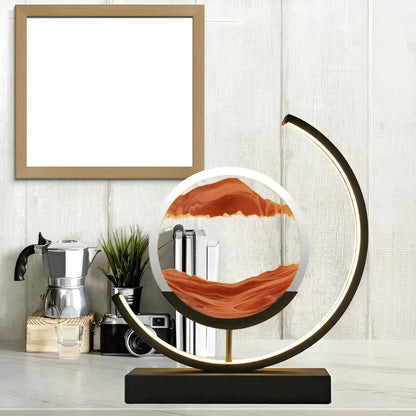 Sand Lamp Flowing Sand Dimmable Three-Tone Light