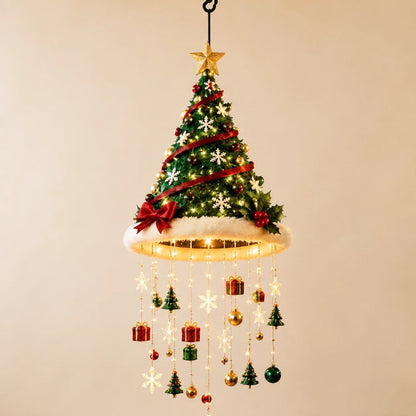 Santa Hat Decorative LED String Lights Five Festive Styles