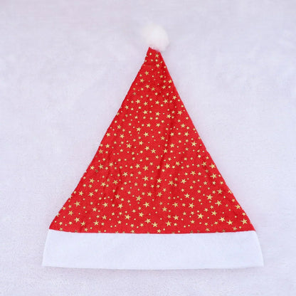 Santa Hat Soft Fleece Faux Fur Trim & Pom-Pom