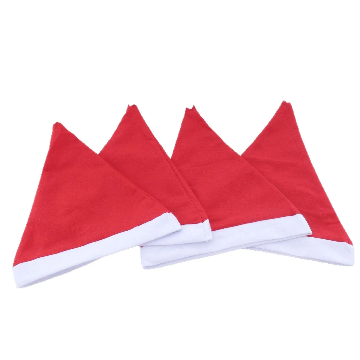 Santa Hat Soft Fleece Faux Fur Trim & Pom-Pom