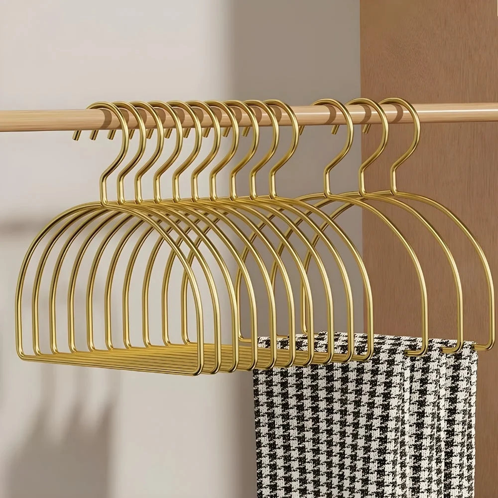 Scarf & Accessory Hanger Curved Polished Aluminum Moisture-Resistant