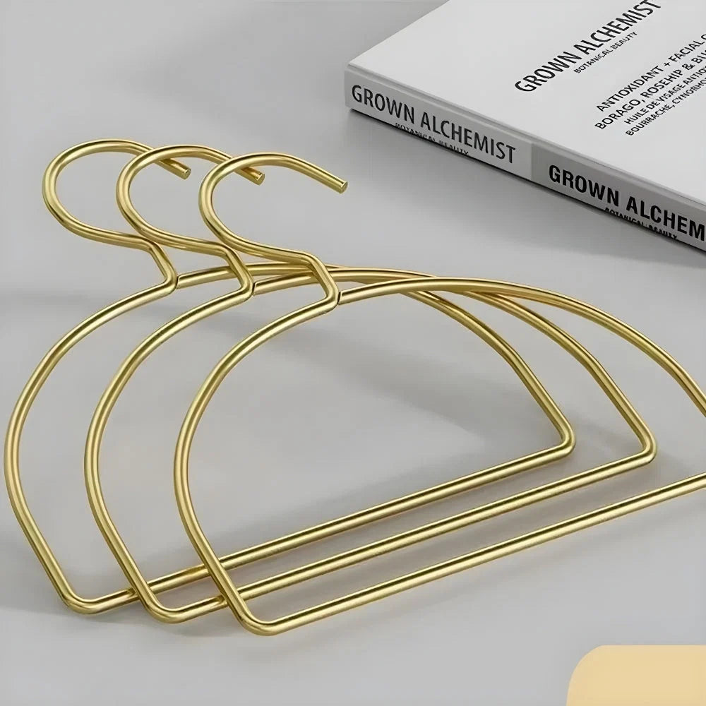 Scarf & Accessory Hanger Curved Polished Aluminum Moisture-Resistant