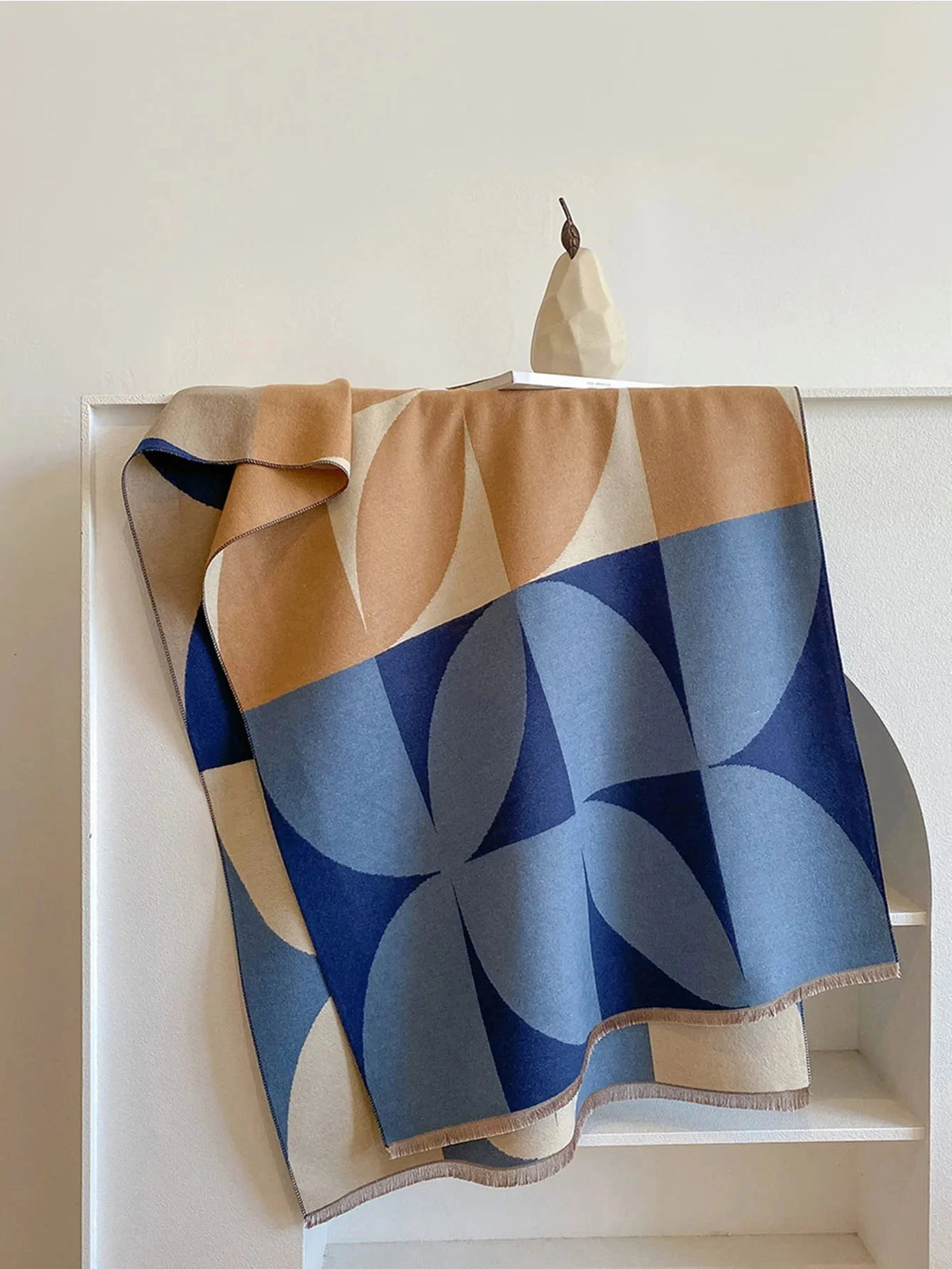 Scarf Reversible Cashmere Blend Lightweight Warmth