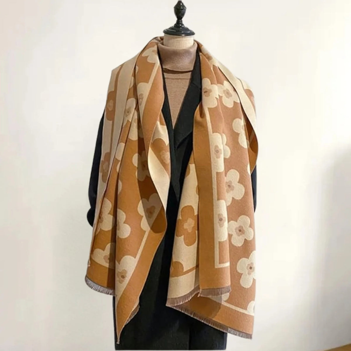 Scarf Soft Microfiber Classic Floral