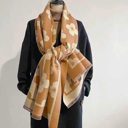 Scarf Soft Microfiber Classic Floral