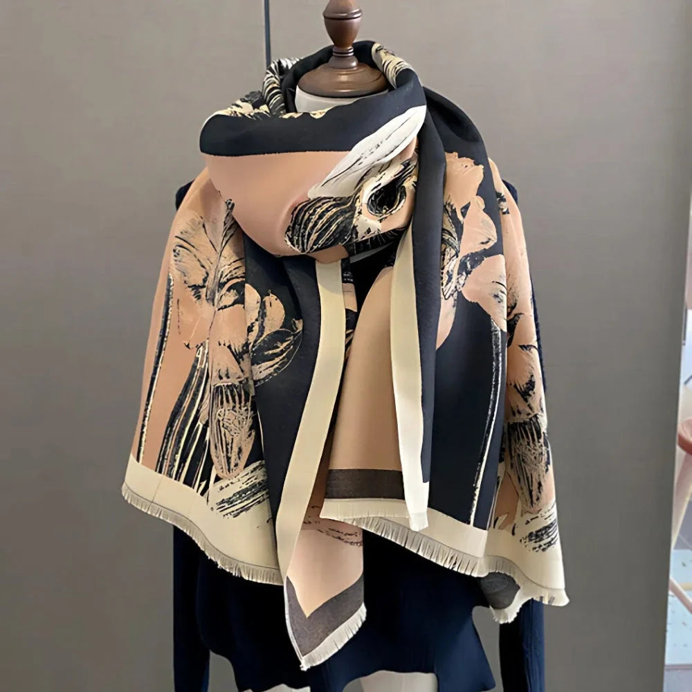 Scarf Woven Microfiber Generous Length Wind & Sun Protection
