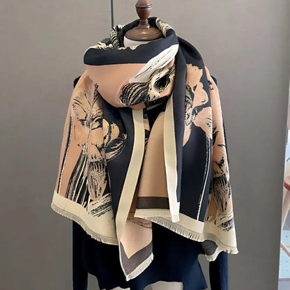Scarf Woven Microfiber Generous Length Wind & Sun Protection