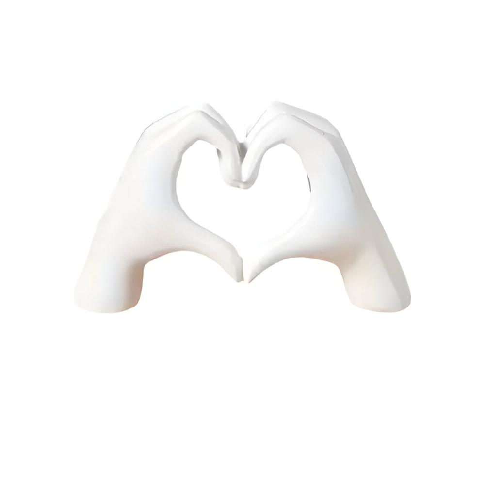 Sculpture Heart-Hand Gesture Durable Multiple Colors