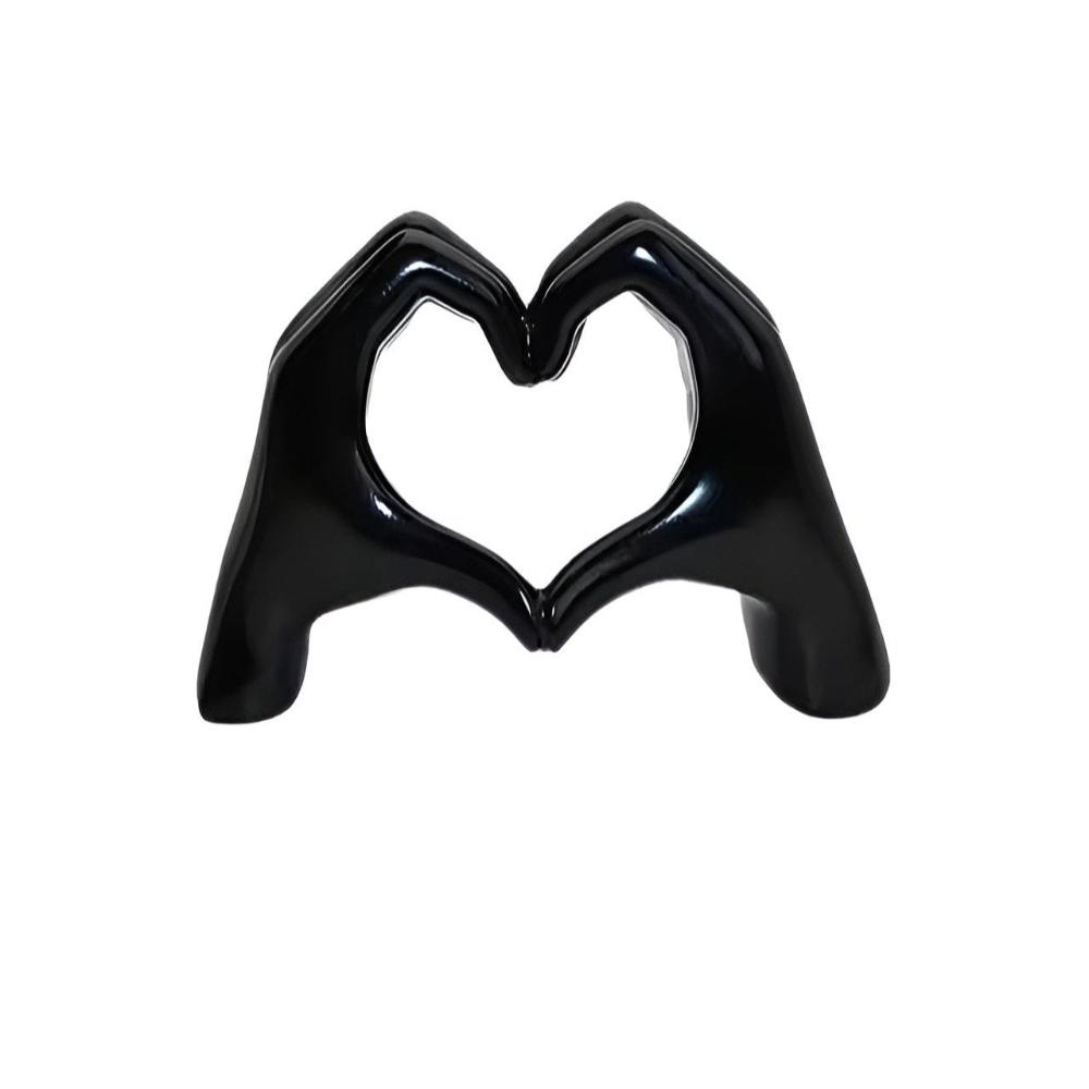 Sculpture Heart-Hand Gesture Durable Multiple Colors