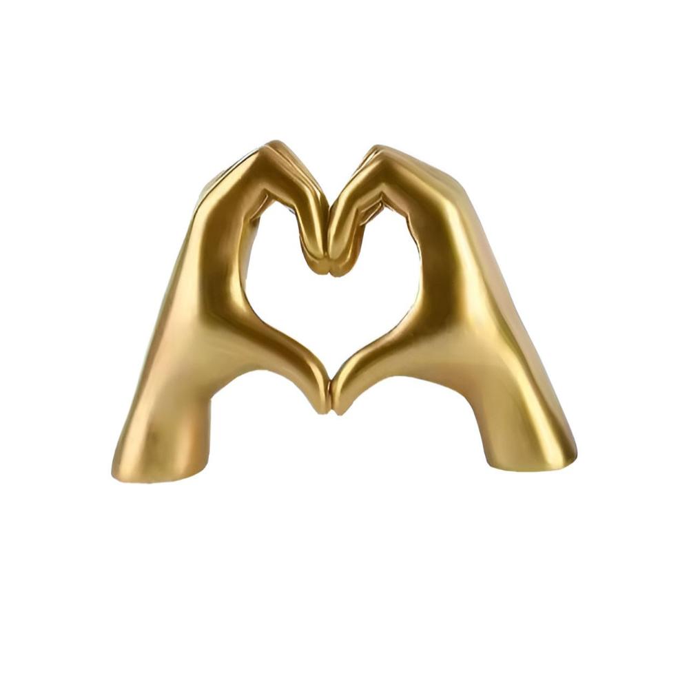 Sculpture Heart-Hand Gesture Durable Multiple Colors