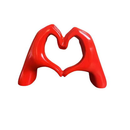 Sculpture Heart-Hand Gesture Durable Multiple Colors