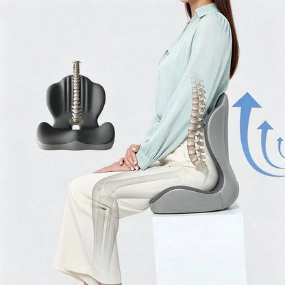 Seat Cushion Contoured Memory Foam Removable Washable Cover