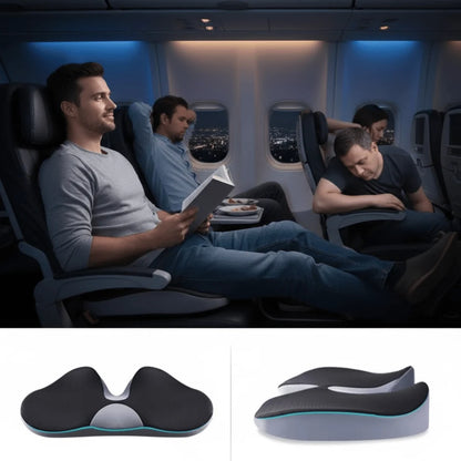 Seat Cushion Memory Foam Non-Slip Washable Cover