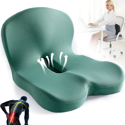 Seat Cushion Memory Foam Removable Machine-Washable Cover