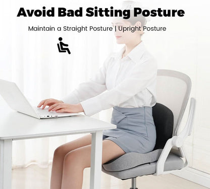 Seat Cushion Memory Foam Removable Washable Cover for Comfortable Seating