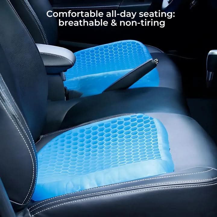 Seat Cushion Orthopedic Memory Foam Cooling Gel Non-Slip