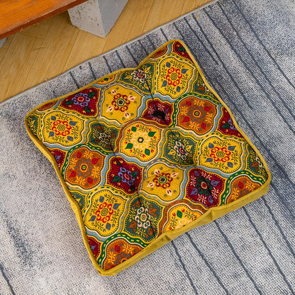 Seat Cushion Plush Microfiber & Attached Ties