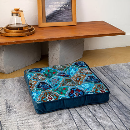 Seat Cushion Plush Microfiber & Attached Ties