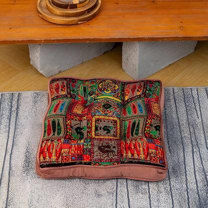 Seat Cushion Plush Microfiber & Attached Ties