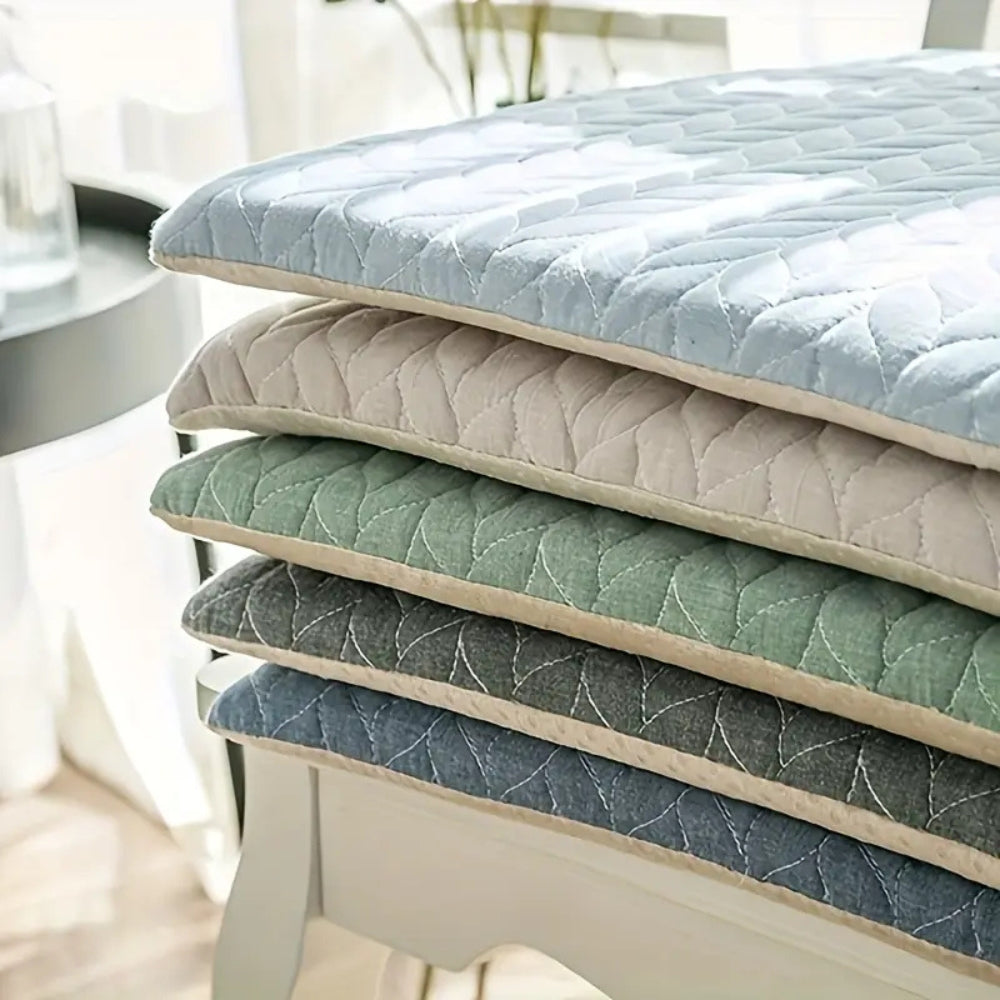 Seat Cushion Quilted Microfiber Machine Washable