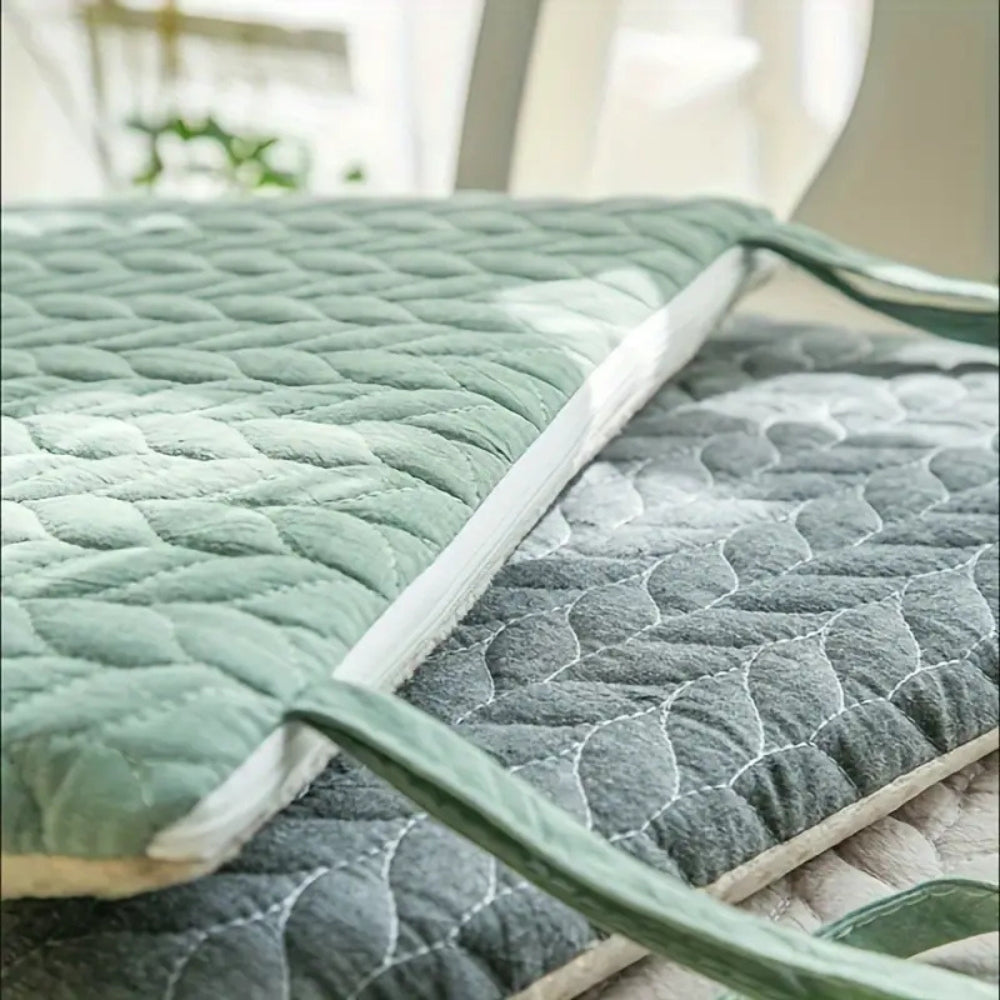 Seat Cushion Quilted Microfiber Machine Washable