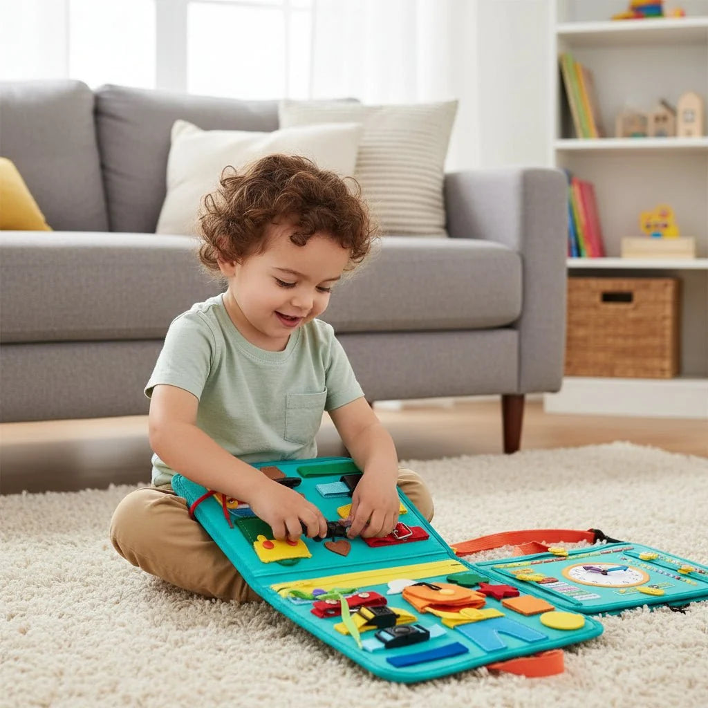 Sensory Activity Board 15 Activities Fine Motor Skills