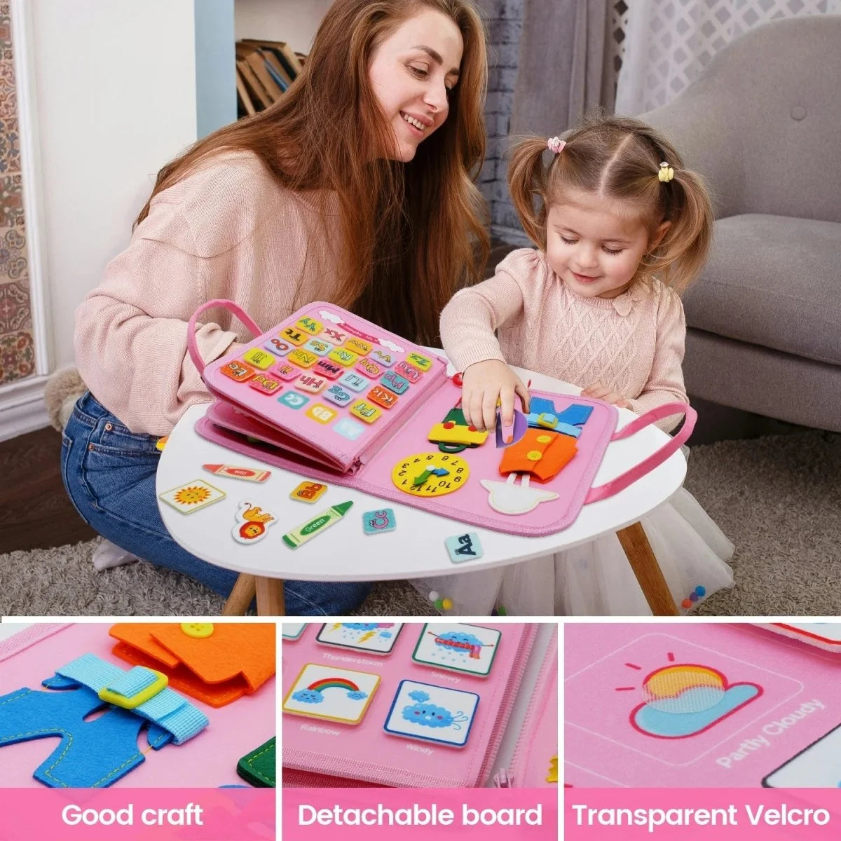Sensory Activity Board 15 Activities Fine Motor Skills
