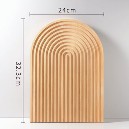Serving Tray Organic Wood With Crumb Groove