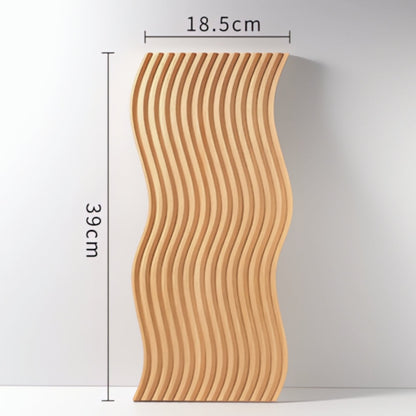 Serving Tray Organic Wood With Crumb Groove