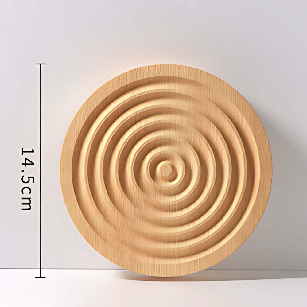 Serving Tray Organic Wood With Crumb Groove