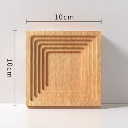 Serving Tray Organic Wood With Crumb Groove