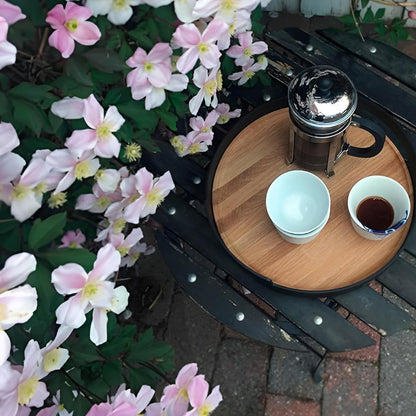 Serving Tray Sustainable Bamboo Nordic & Minimalist 12 Inch