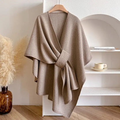 Shawl Coat Windproof Acrylic Lightweight