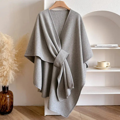 Shawl Coat Windproof Acrylic Lightweight