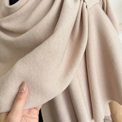 Shawl Poncho Lightweight Microfiber Right Shoulder Clasp