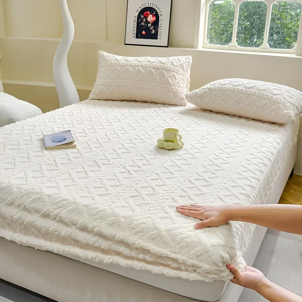 Sheet Set Velvet & Sherpa Quilted Deep Pockets