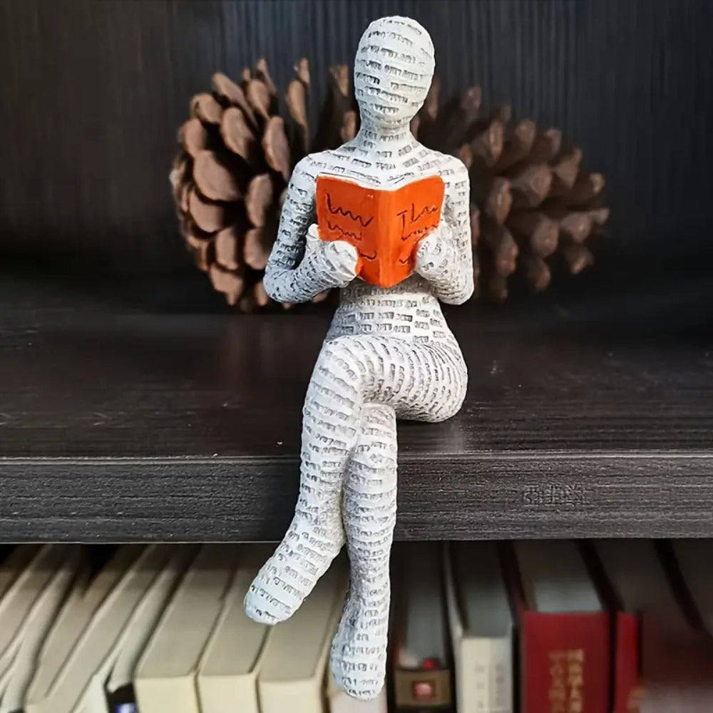 Shelf Decoration Resin Seated & Reflective Styles