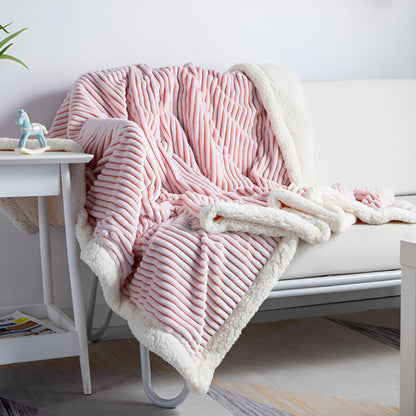 Sherpa Blanket Reversible Sherpa & Microfiber Flannel