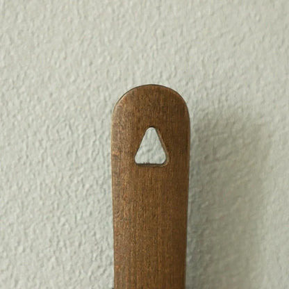 Shoe Horn Long Handle Solid Wood Magnetic Wall Mount