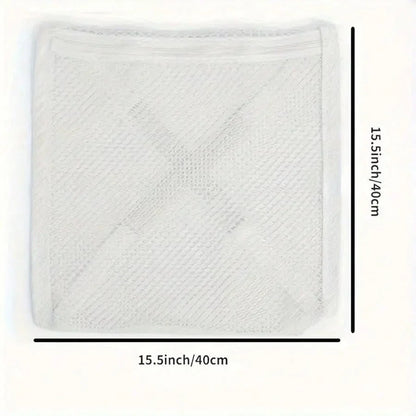 Shoe Laundry Bags Woven Mesh Zippered Set of 2
