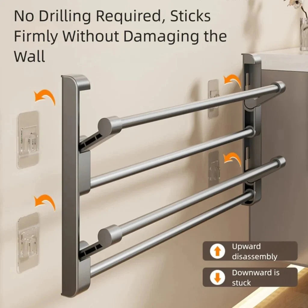 Shoe Rack Wall-Mounted Integrated Drainage Space-Saving Storage