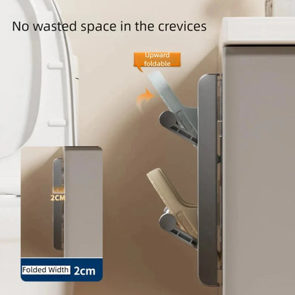 Shoe Rack Wall-Mounted Integrated Drainage Space-Saving Storage