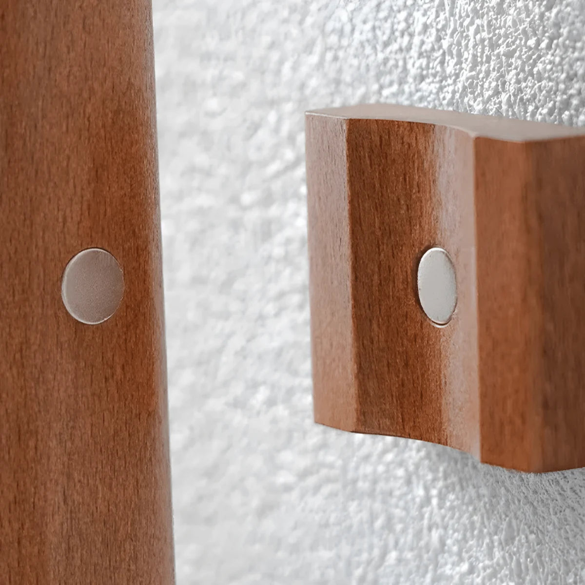 Shoehorn Extra-Long Walnut Wood Magnetic Storage
