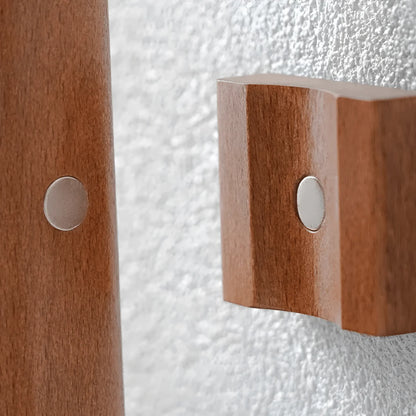 Shoehorn Extra-Long Walnut Wood Magnetic Storage