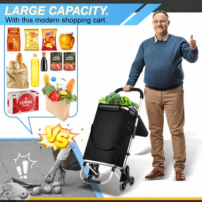 Shopping Trolley Folding Design Cooling Compartment 10.6 Gallon