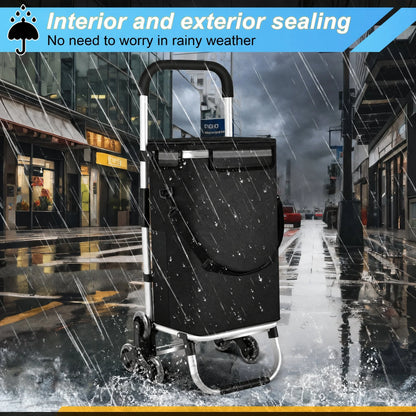 Shopping Trolley Folding Design Cooling Compartment 10.6 Gallon