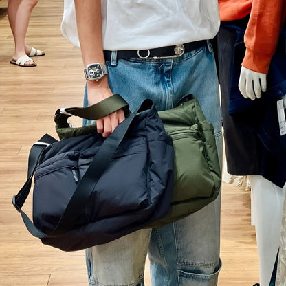 Shoulder Bag Padded Laptop Pocket Water-Resistant Polyester