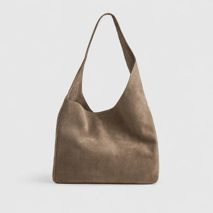 Shoulder Bag Soft Suede Roomy Slouchy Design