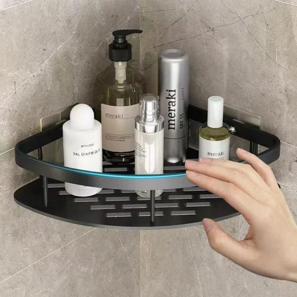 Shower Caddy Aluminium Matte Rustproof Self-Adhesive