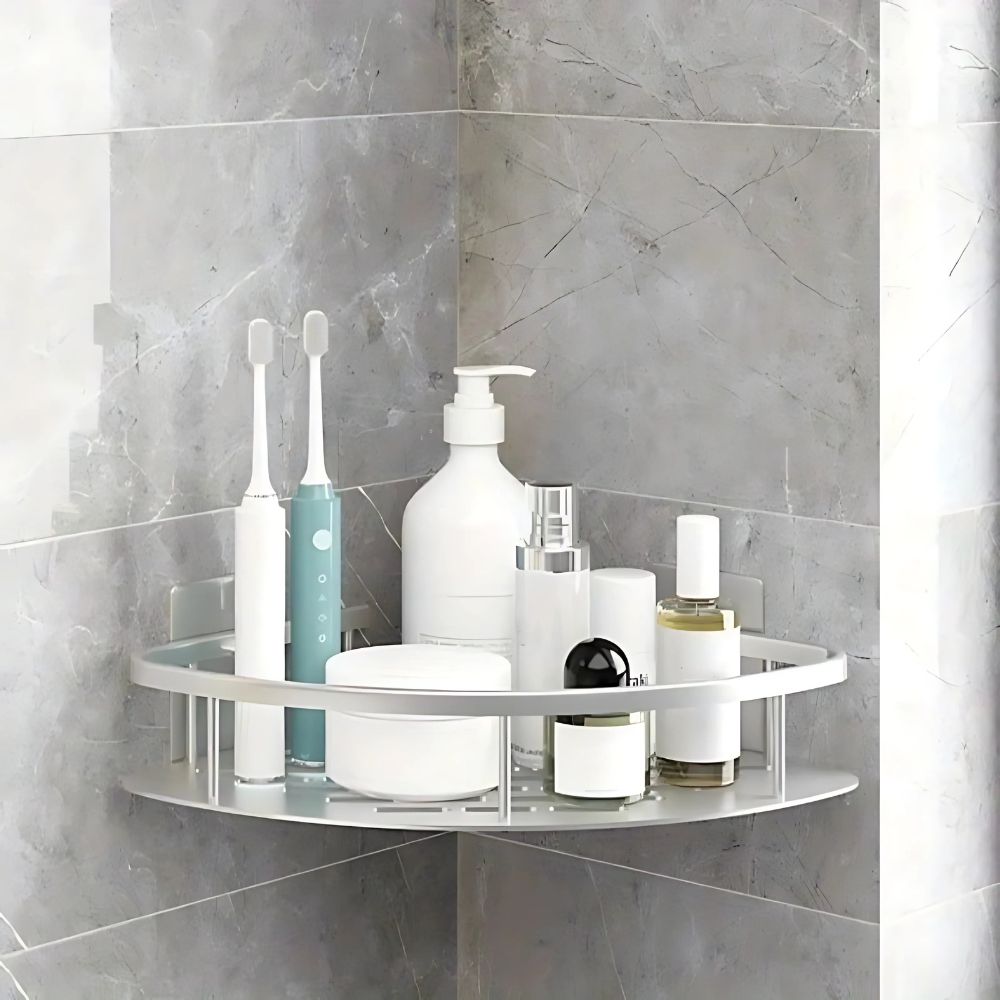 Shower Caddy Aluminium Matte Rustproof Self-Adhesive